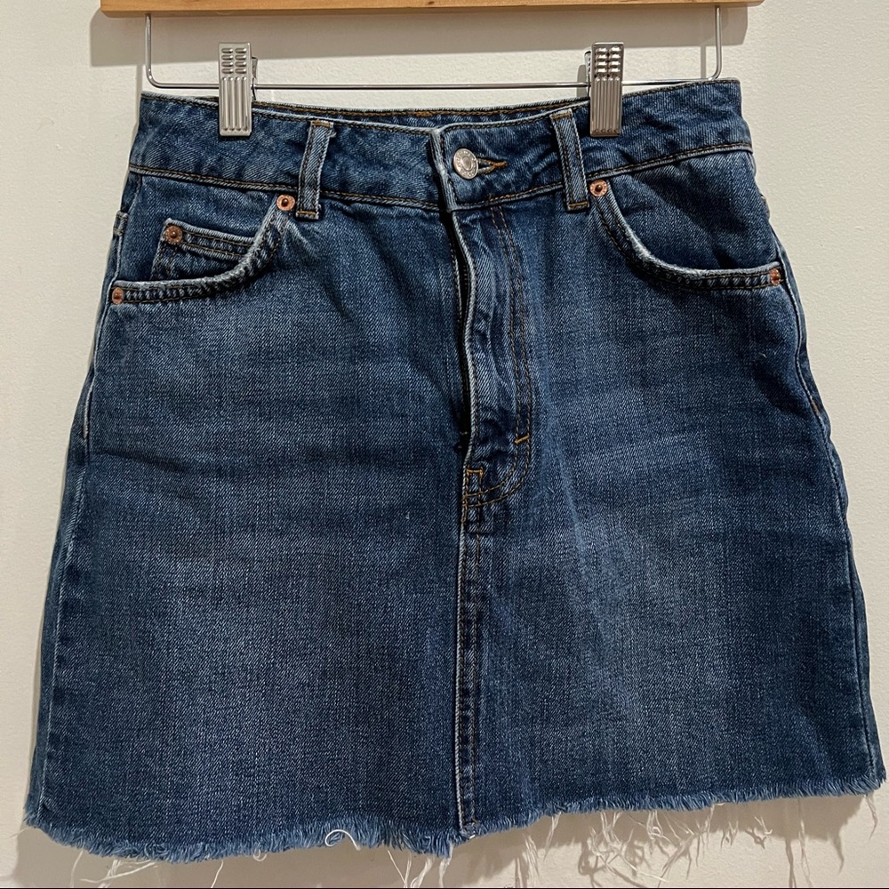 TOPSHOP Denim Skirt